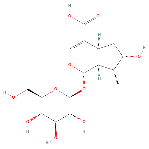 LOGANIC ACID (CAS: 22255-40-9) - Chemical Structure and Molecular Formula 