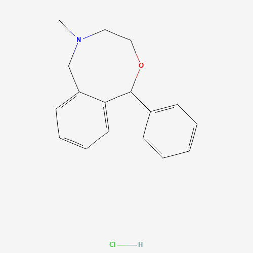 Nefopam hydrochloride (CAS: 23327-57-3) - Chemical Structure and Molecular Formula 