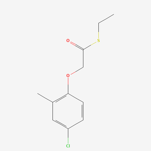 MCPA-THIOETHYL (CAS: 25319-90-8) - Chemical Structure and Molecular Formula 