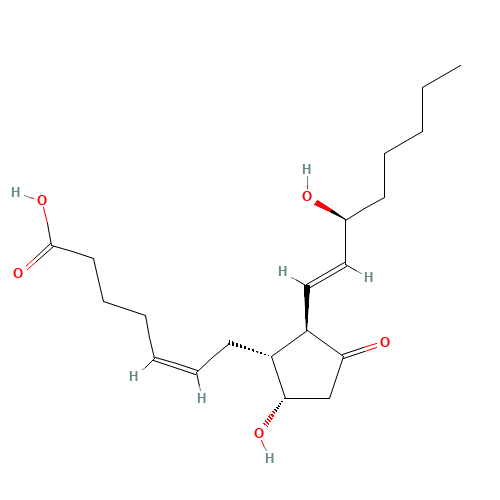 PROSTAGLANDIN D2 (CAS: 41598-07-6) - Chemical Structure and Molecular Formula 