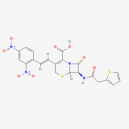 NITROCEFIN (CAS: 41906-86-9) - Chemical Structure and Molecular Formula 