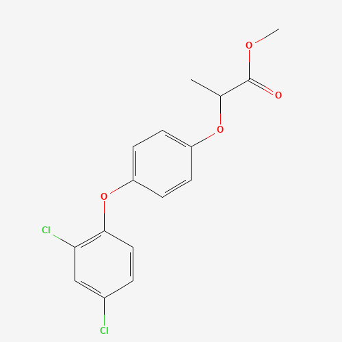 Diclofop-methyl (CAS: 51338-27-3) - Chemical Structure and Molecular Formula 