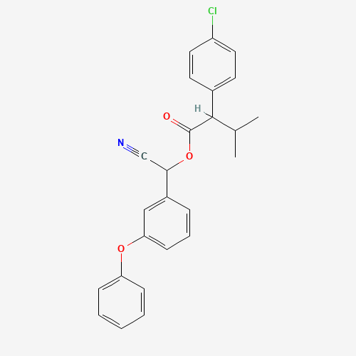 Phenvalerate (CAS: 51630-58-1) - Chemical Structure and Molecular Formula 