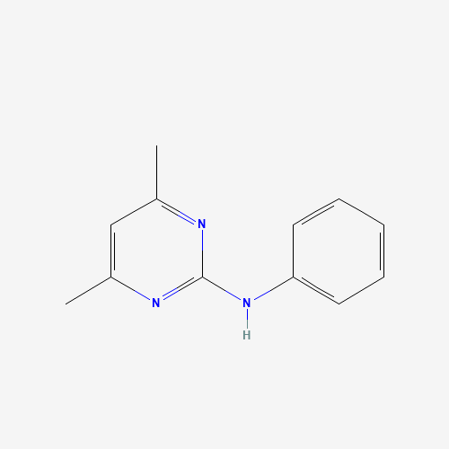 Pyrimethanil (CAS: 53112-28-0) - Chemical Structure and Molecular Formula 