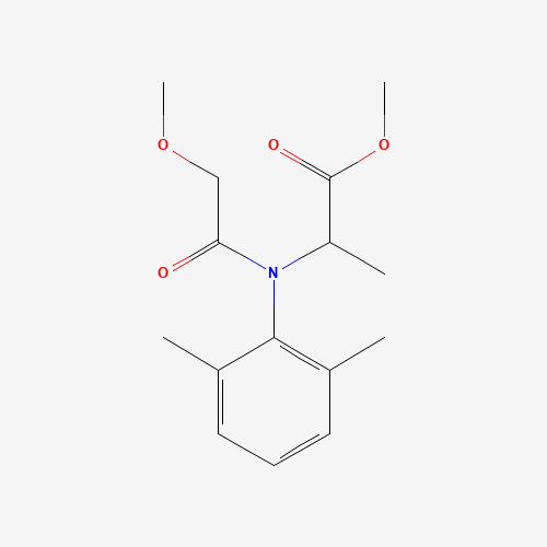 Metalaxyl (CAS: 57837-19-1) - Chemical Structure and Molecular Formula 