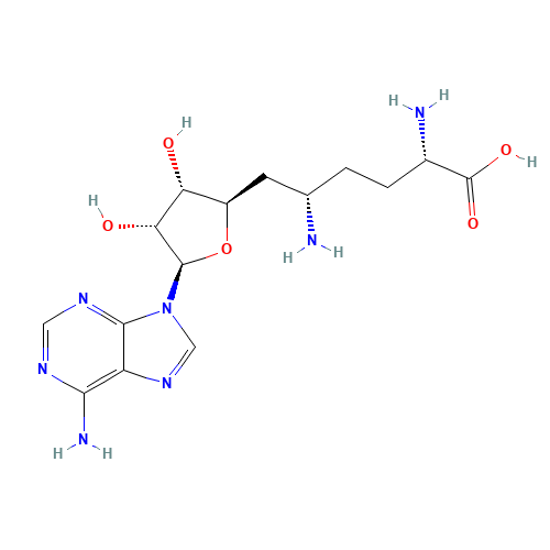 SINEFUNGIN (CAS: 58944-73-3) - Chemical Structure and Molecular Formula 