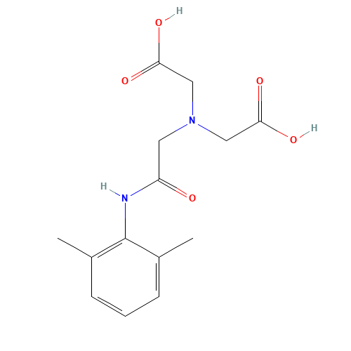 N-(2,6-DIMETHYLPHENYLCARBAMOYLMETHYL)IMINODIACETIC ACID (CAS: 59160-29-1) - Related Chemical Product