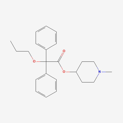 (1-Methyl-4-piperidyl) 2,2-diphenyl-2-propoxy-acetate (CAS: 60569-19-9) - Related Chemical Product