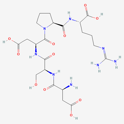 HAMBURGER PENTAPEPTIDE (CAS: 62087-72-3) - Chemical Structure and Molecular Formula 