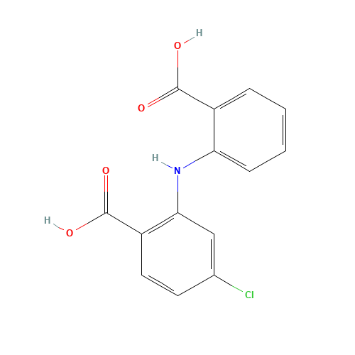 Lobenzarit (CAS: 63329-53-3) - Chemical Structure and Molecular Formula 