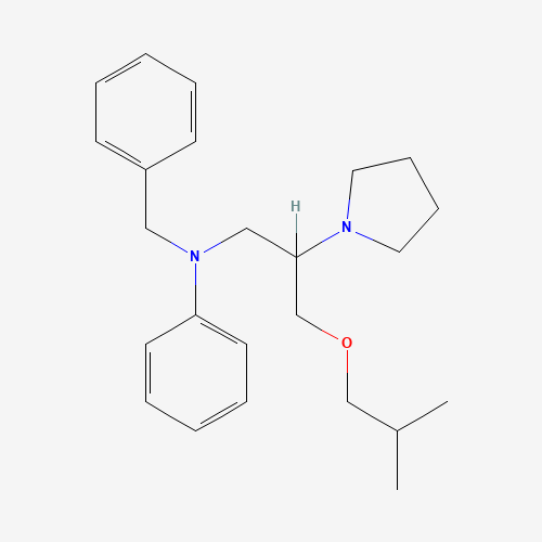 BEPRIDIL (CAS: 64706-54-3) - Chemical Structure and Molecular Formula 