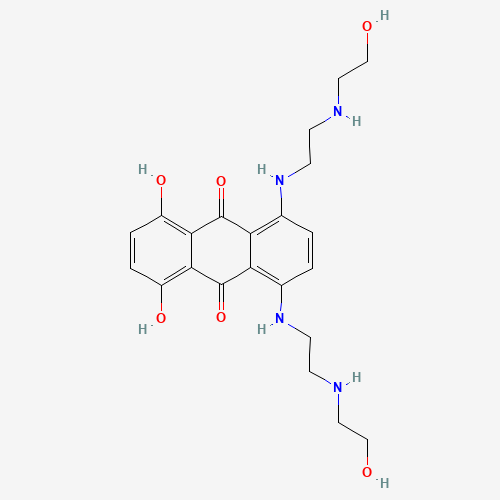 Mitoxantrone (CAS: 65271-80-9) - Chemical Structure and Molecular Formula 
