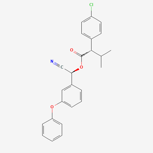 Esfenvalerate (CAS: 66230-04-4) - Chemical Structure and Molecular Formula 