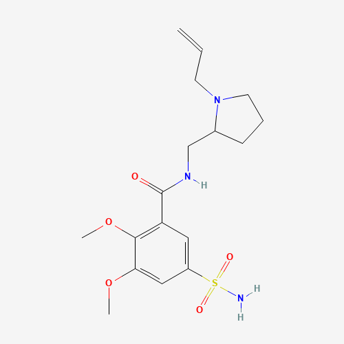 N-(1-Allyl-2-pyrrolidinyl)methyl-2,3-dimethoxy-5-sulfamoylbenzamide (CAS: 66644-81-3) - Related Chemical Product