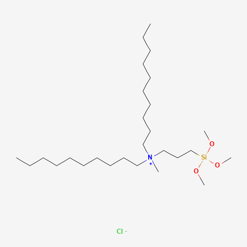 N,N-DIDECYL-N-METHYL-N-(3-TRIMETHOXYSILYLPROPYL)AMMONIUM CHLORIDE (CAS: 68959-20-6) - Related Chemical Product