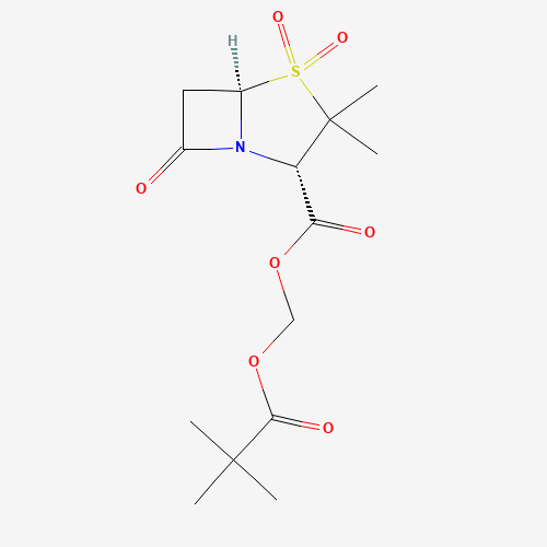Sulbactam pivoxil (CAS: 69388-79-0) - Chemical Structure and Molecular Formula 