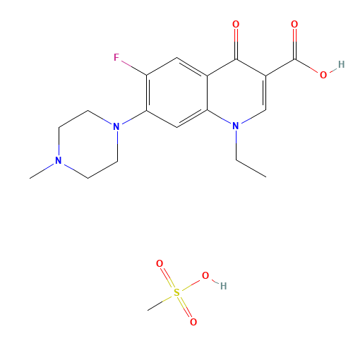 Pefloxacin mesylate (CAS: 70458-95-6) - Related Chemical Product