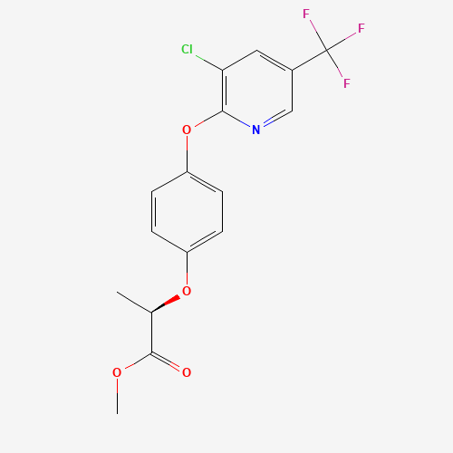 2-(4-((3-Chloro-5-(trifluoromethyl)-2-pyridinyl)oxy)phenoxy)-propanoic acid methyl ester (CAS: 72619-32-0) - Related Chemical Product