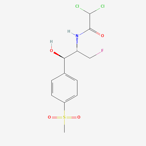 FLORFENICOL (CAS: 76639-94-6) - Chemical Structure and Molecular Formula 