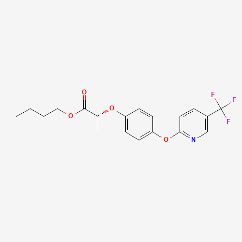 Fluazifop-P-butyl (CAS: 79241-46-6) - Chemical Structure and Molecular Formula 