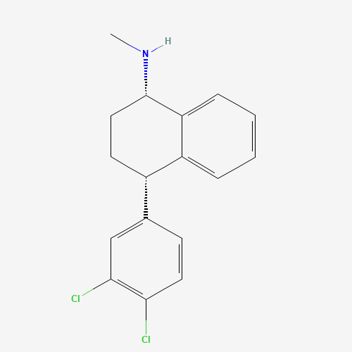 Sertraline (CAS: 79617-96-2) - Chemical Structure and Molecular Formula 