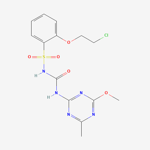 Triasulfuron (CAS: 82097-50-5) - Chemical Structure and Molecular Formula 