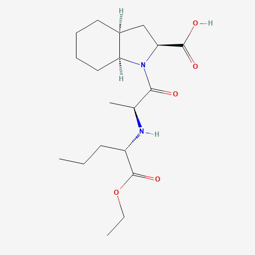 Perindopril (CAS: 82834-16-0) - Chemical Structure and Molecular Formula 