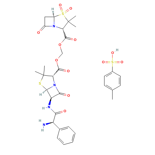 Sultamicillin tosilate (CAS: 83105-70-8) - Chemical Structure and Molecular Formula 