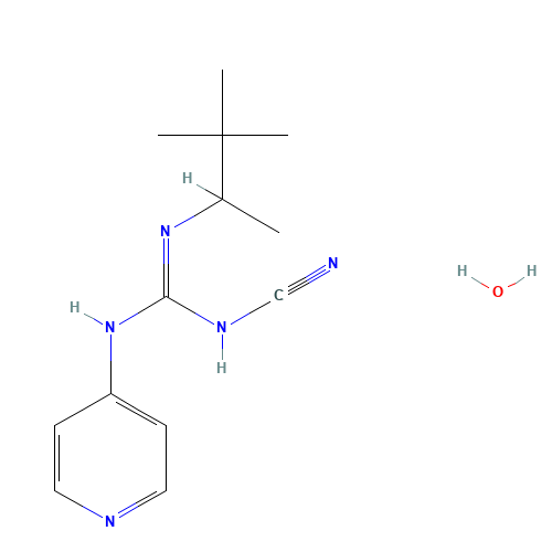 Pinacidil (CAS: 85371-64-8) - Chemical Structure and Molecular Formula 