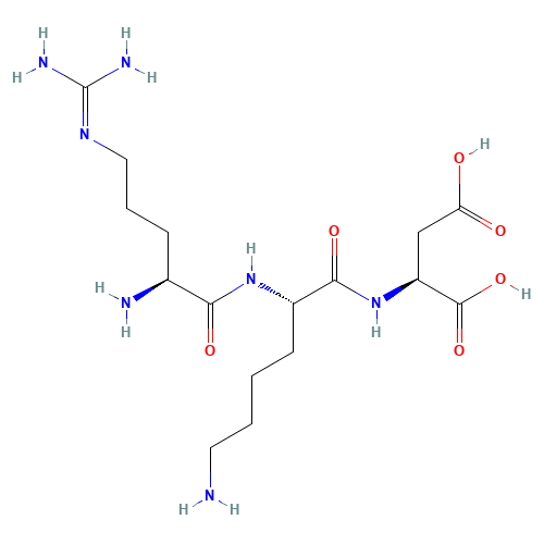 THYMOPOIETIN II (32-34) (CAS: 85465-82-3) - Chemical Structure and Molecular Formula 