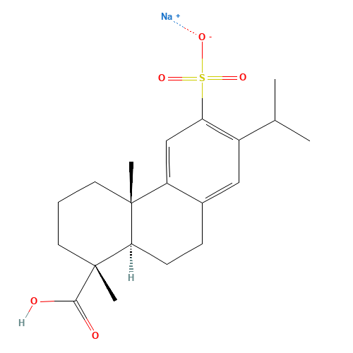Ecabet sodium (CAS: 86408-72-2) - Chemical Structure and Molecular Formula 