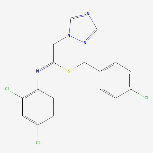 IMIBENCONAZOLE (CAS: 86598-92-7) - Chemical Structure and Molecular Formula 