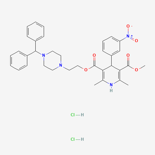 Manidipine hydrochloride (CAS: 89226-75-5) - Chemical Structure and Molecular Formula 