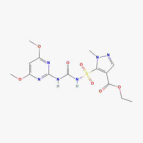 Pyrazosulfuron-ethyl (CAS: 93697-74-6) - Chemical Structure and Molecular Formula 