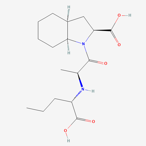Perindoprilat (CAS: 95153-31-4) - Chemical Structure and Molecular Formula 