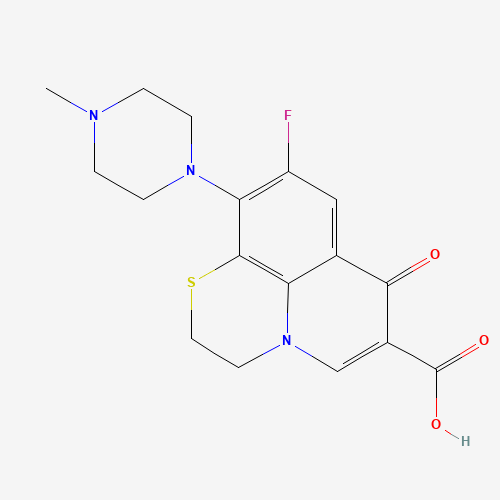 RUFLOXACIN (CAS: 101363-10-4) - Chemical Structure and Molecular Formula 