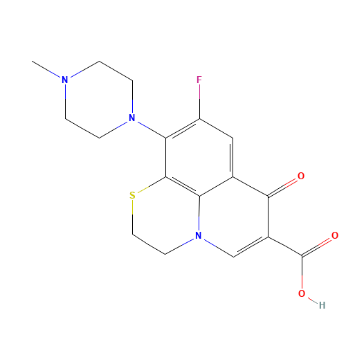 RUFLOXACIN (CAS: 101363-10-4) - Chemical Structure and Molecular Formula 