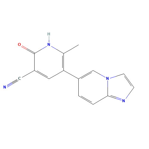 Olprinone (CAS: 106730-54-5) - Chemical Structure and Molecular Formula 