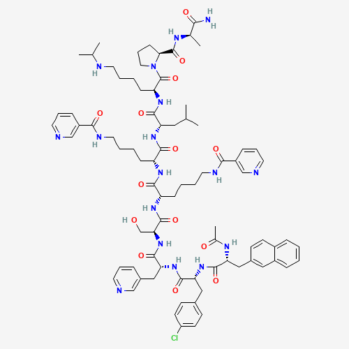 Antide (CAS: 112568-12-4) - Chemical Structure and Molecular Formula 