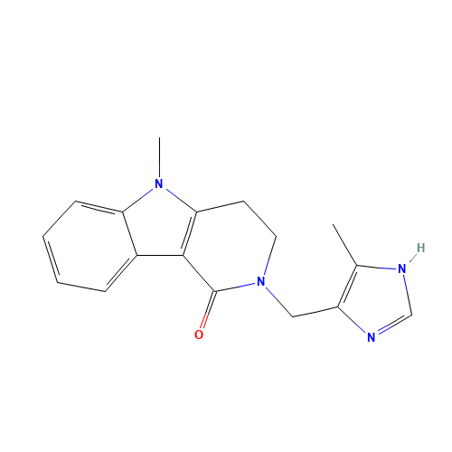 ALOSETRON (CAS: 122852-42-0) - Chemical Structure and Molecular Formula 