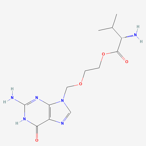 Valaciclovir (CAS: 124832-26-4) - Chemical Structure and Molecular Formula 