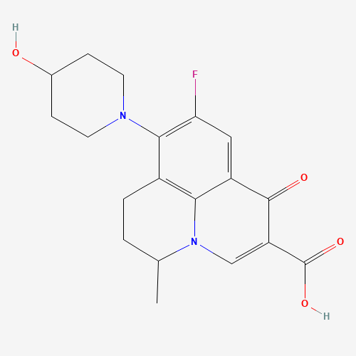 Nadifloxacin (CAS: 124858-35-1) - Chemical Structure and Molecular Formula 