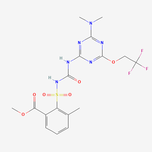 Triflusulfuron-methyl (CAS: 126535-15-7) - Chemical Structure and Molecular Formula 