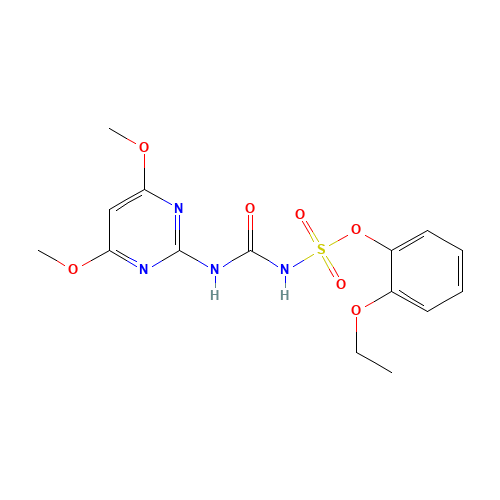 Ethoxysulfuron (CAS: 126801-58-9) - Chemical Structure and Molecular Formula 