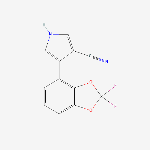 FLUDIOXONIL (CAS: 131341-86-1) - Chemical Structure and Molecular Formula 