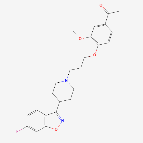 ILOPERIDONE (CAS: 133454-47-4) - Chemical Structure and Molecular Formula 