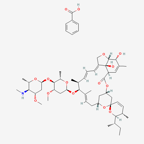 (4''R)-4''-DEOXY-4''-(METHYLAMINO)AVERMECTIN B1 BENZOATE (CAS: 137512-74-4) - Chemical Structure and Molecular Formula 