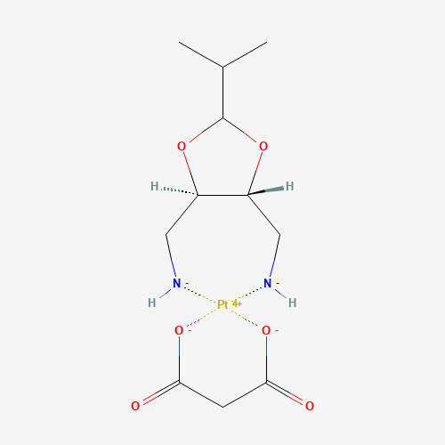 Eptaplatin (CAS: 146665-77-2) - Chemical Structure and Molecular Formula 