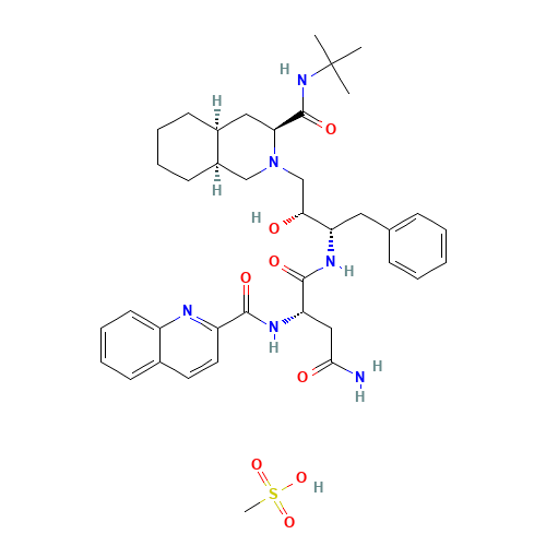 SAQUINAVIR MESYLATE (CAS: 149845-06-7) - Related Chemical Product