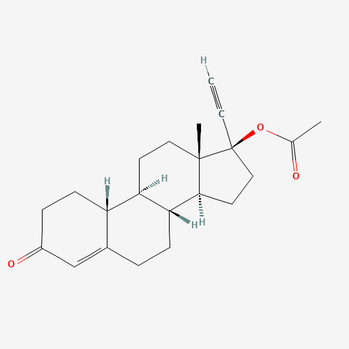 19-Norethindrone acetate (CAS: 51-98-9) - Chemical Structure and Molecular Formula 